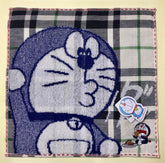 DORAEMON 吃豆沙包 毛巾手帕 米灰色